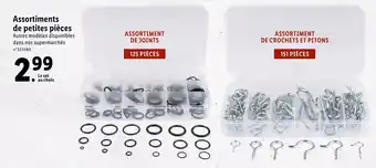 Lidl Assortiments De Petites Pièces offre
