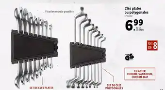 Lidl Clés Plates Ou Polygonales offre