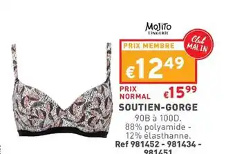 Soutien-gorge mojito lingerie