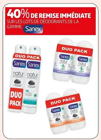 Auchan La gamme sanex offre