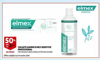 Auchan Colgate gamme elmex sensitive professional offre