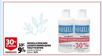 Saugella emulsion lavante dermoliquide toilette intime