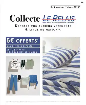 Monoprix Mode & linge de maison offre