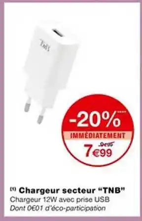 Chargeur secteur