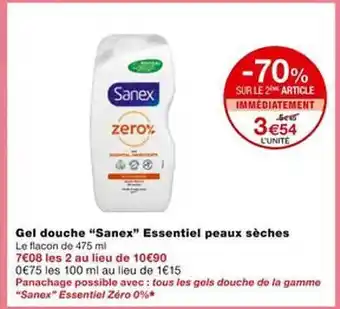 Monoprix Gel douche offre