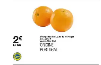 Monoprix Orange feuille i.g.p. du portugal offre
