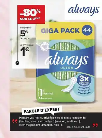 Carrefour Always offre