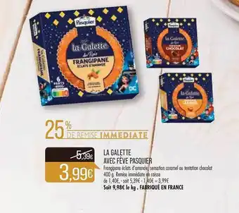 Match La galette avec fève pasquier offre