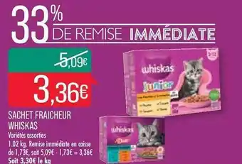 Match Sachet fraîcheur whiskas offre