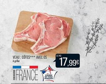 Match Veau : côtes*** avec os offre