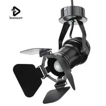 Leroy Merlin Spot orientable projecteur industriel métal intétieur/extérieur spot de plafond led 220v l.19cm e27 ins-1090 offre