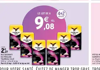 Intermarché Riz Basmati Du Penjab Taureau Aile offre