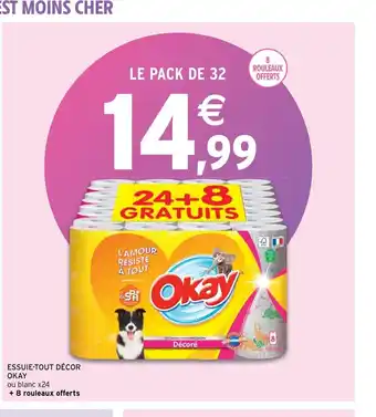 Intermarché Essuie-Tout Decor Okay offre