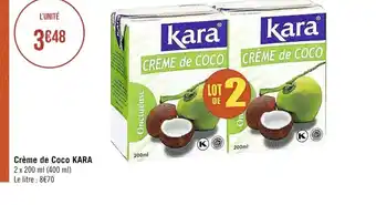 Casino Supermarchés Creme de Coco Kara offre