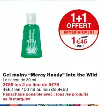 Monoprix Gel mains Mercy Handy Into the Wild offre