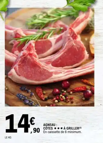 E.Leclerc Agneau côtes à griller offre