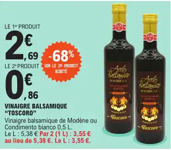 Vinaigre balsamique "TOSCORO"