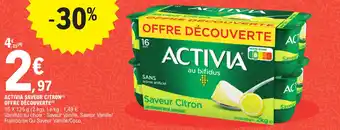 E.Leclerc Activia saveur citron offre découverte offre