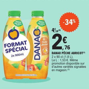 E.Leclerc Danao pêche abricot offre