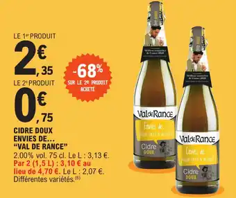 E.Leclerc Cidre doux envies de offre