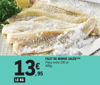 E.Leclerc Filet de morue salée offre