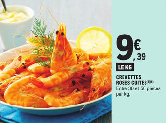 E.Leclerc Crevettes roses cuites offre