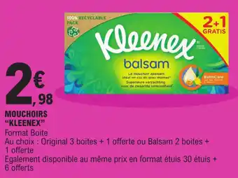 E.Leclerc Mouchoirs "KLEENEX" offre