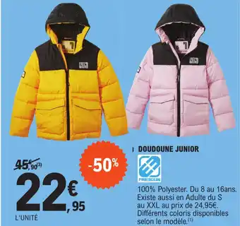 E.Leclerc Doudoune junior offre