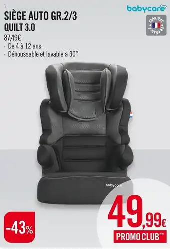 Siège auto GR.2/3 QUILT 3.0