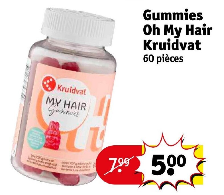Promo Gummies oh my hair kruidvat chez Kruidvat