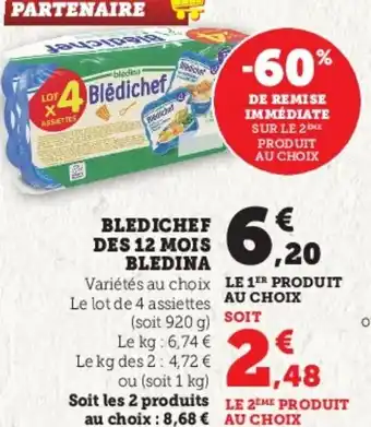 Super U Bledichef Des 12 Mois Bledina offre