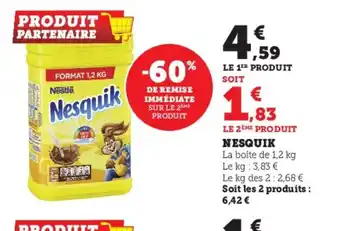 Super U Nesquik offre