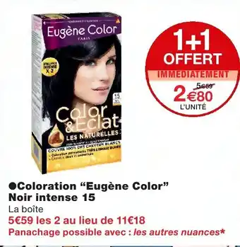 Coloration Eugène Color Noir intense 15