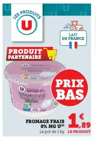 Fromage Frais 0% MG U