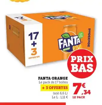 Super U Fanta Orange offre
