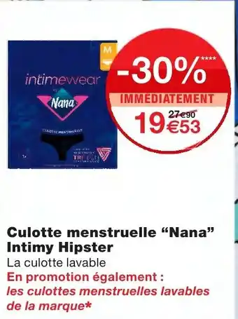Culotte menstruelle Nana Imtimy Hipster