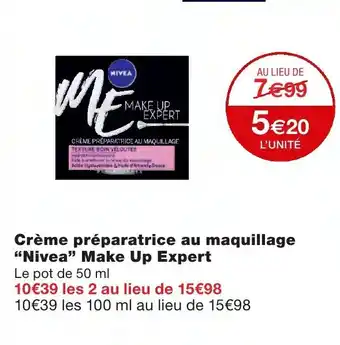 Monoprix Crème Préparatrice au maquillage offre