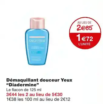 Démaquillant douceur Yeux Diadermine