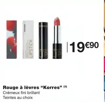 Monoprix Rouge à Lèvres Korres offre