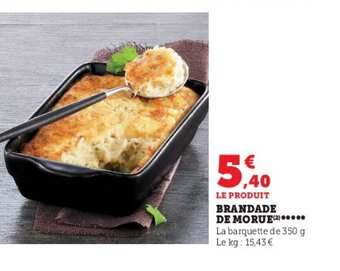 Super U Brandade de Morue offre
