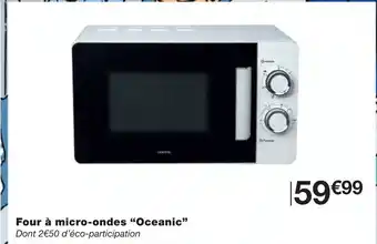 Monoprix Four à micro-ondes Oceanic offre