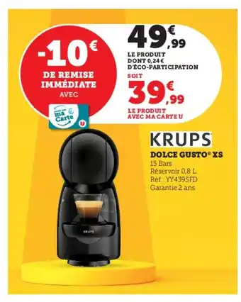 Krups Dp;ce Gusto xS
