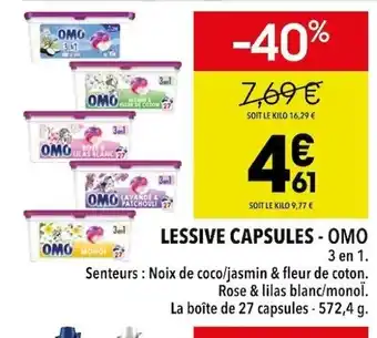 Lessive capsules Omo