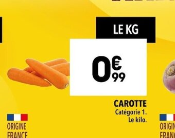Supeco Carotte offre
