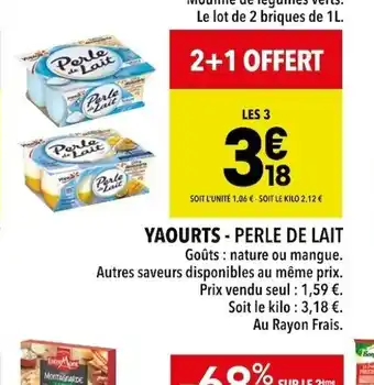 Supeco Yaourts Perle de Lait offre