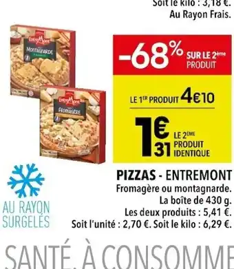 Pizzas Entremont