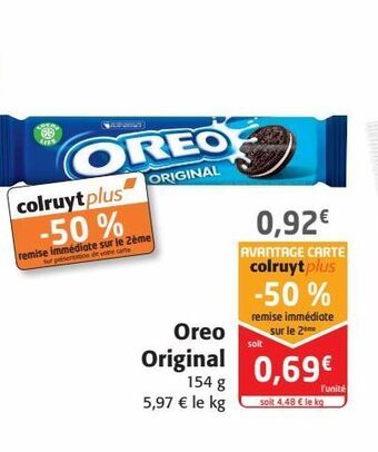 Colruyt Oreo original offre