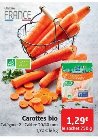 Colruyt Carottes bio offre