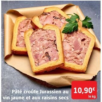 Colruyt Pâté croute jurassien au vin jaune et aux raisins secs offre