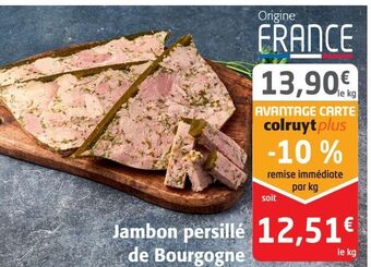 Colruyt Jambon persillé de bourgogne offre